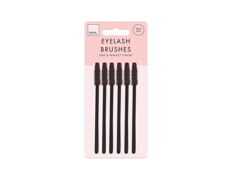 Plastic Eyelash Brush 6pk